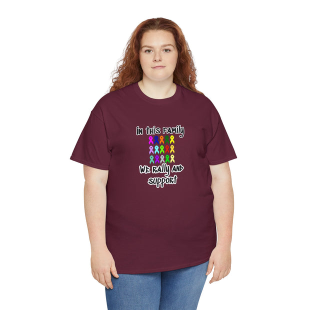 Cancer Support Unisex Heavy Cotton Tee