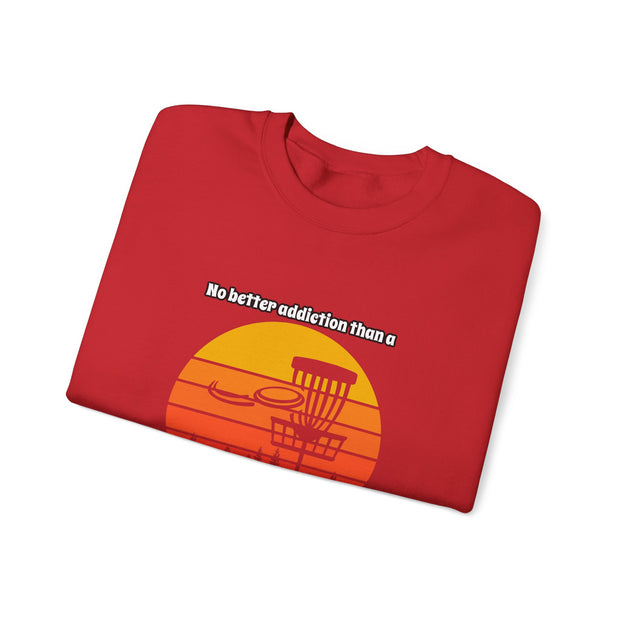Disc Golf Addiction Unisex Heavy Blend™ Crewneck Sweatshirt
