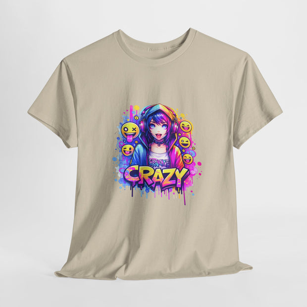 Graffiti Anime Girls Unisex Heavy Cotton Tee