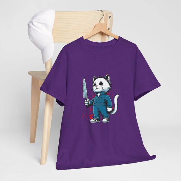 Horror Movie Cats Unisex Heavy Cotton Tee