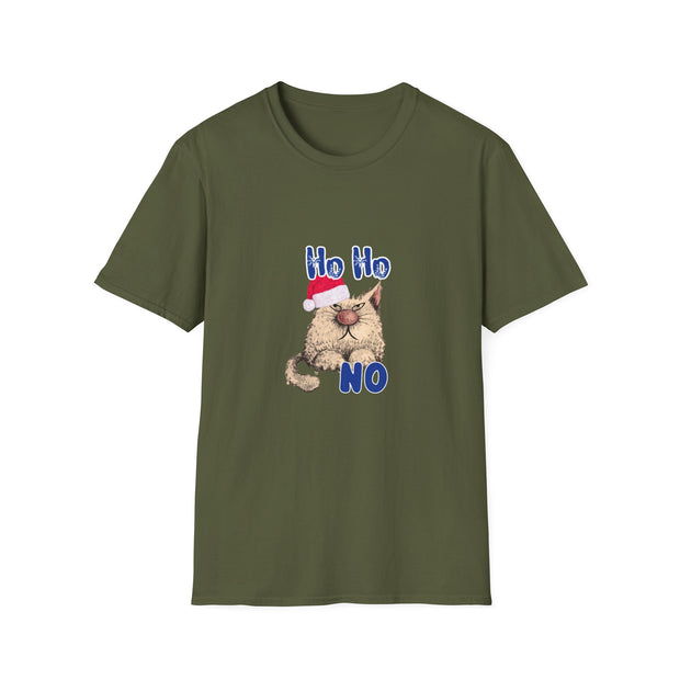 Christmas cat Unisex Softstyle T-Shirt