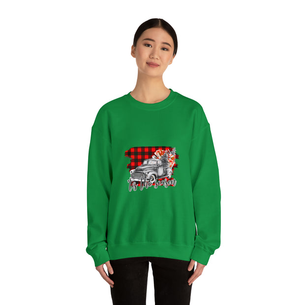 Christmas truck Unisex Heavy Blend™ Crewneck Sweatshirt
