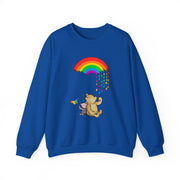 Winnie the Pooh Raining Pride Unisex Heavy Blend™ Crewneck Sweatshirt