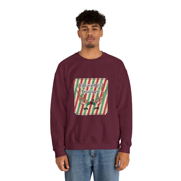 Reindeer Unisex Heavy Blend™ Crewneck Sweatshirt