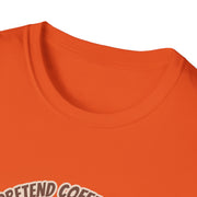 I Pretend that Coffee Helps Unisex Softstyle T-Shirt