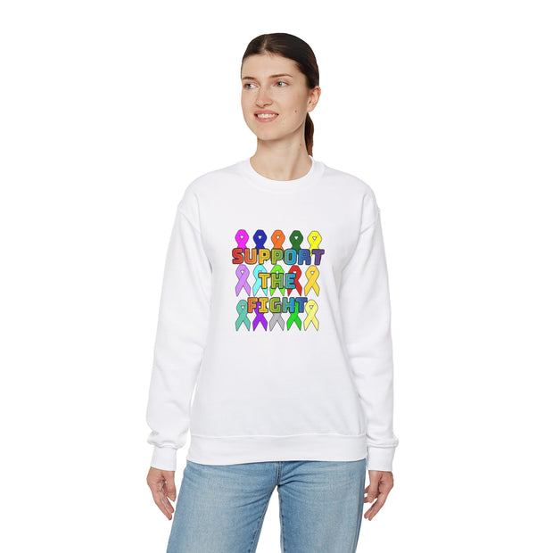 Support the Fight Unisex Heavy Blend™ Crewneck Sweatshirt