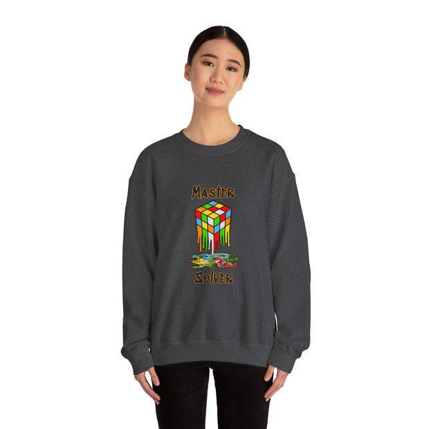 Rubik Cube Unisex Heavy Blend™ Crewneck Sweatshirt