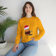 Christmas cat Unisex Heavy Blend™ Crewneck Sweatshirt