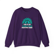 Ovarian Cancer Fighting Unisex Heavy Blend™ Crewneck Sweatshirt