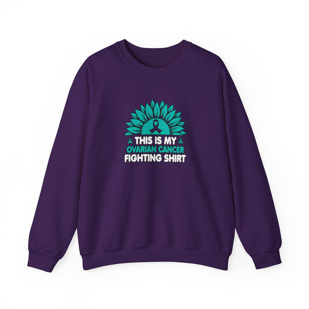 Ovarian Cancer Fighting Unisex Heavy Blend™ Crewneck Sweatshirt