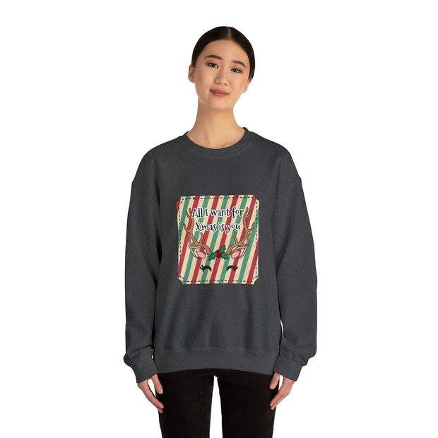 Reindeer Unisex Heavy Blend™ Crewneck Sweatshirt