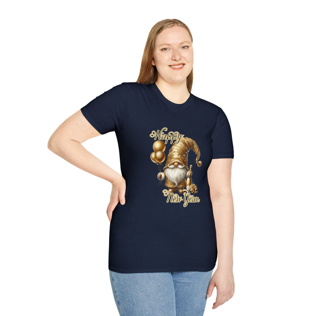 Gnome New Year Unisex Softstyle T-Shirt