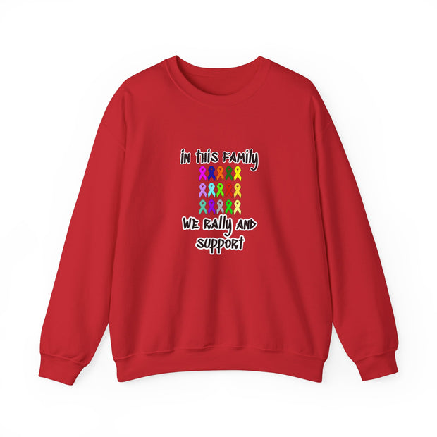 Cancer Family Support Unisex Heavy Blend™ Crewneck Sweatshirt