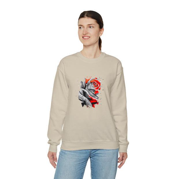 Rose Unisex Heavy Blend™ Crewneck Sweatshirt