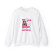 Just a Girl Unisex Heavy Blend™ Crewneck Sweatshirt