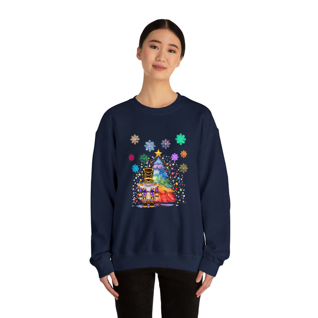 Gnome Nutcracker Unisex Heavy Blend™ Crewneck Sweatshirt