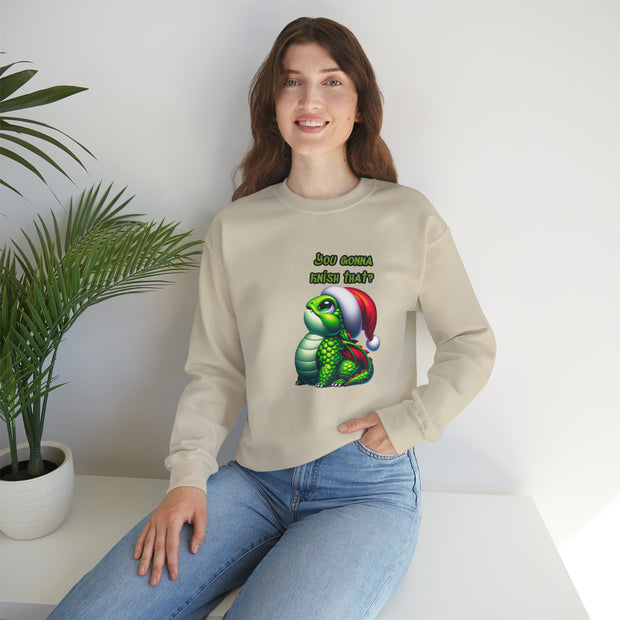Christmas dragon Unisex Heavy Blend™ Crewneck Sweatshirt