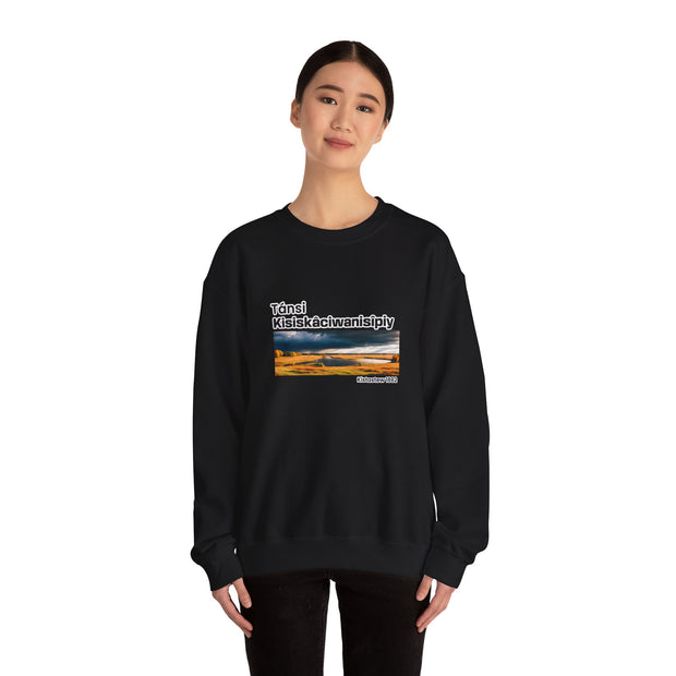 Tánsi Cree Saskatchewan Unisex Heavy Blend™ Crewneck Sweatshirt