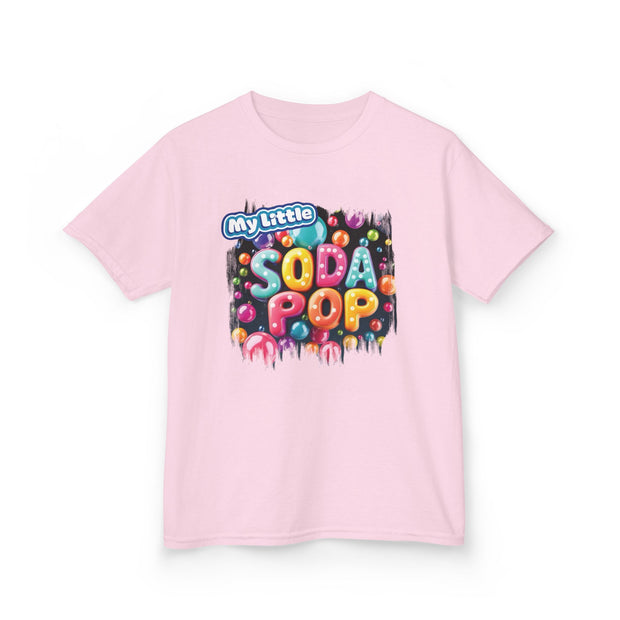 Kids Soda Pop Tee, Fun T-Shirt, Cute Apparel for Kids, Gift for Birthdays, Playdate Outfit, Colorful Kidswear