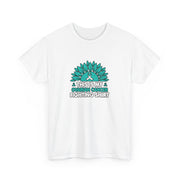 Ovarian cancer Unisex Heavy Cotton Tee