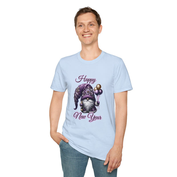 Gnome New Year Unisex Softstyle T-Shirt