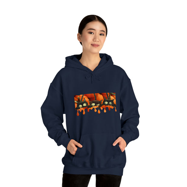 Pumpkin cats Unisex Heavy Blend™ Hooded Sweatshirt