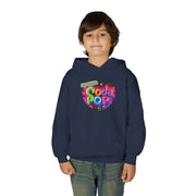 Youth Hooded Sweatshirt with Soda Pop Design, Fun Sweatshirt for Kids, Perfect Gift for Birthdays, Cozy Hooded Top, Great for Casual Wear