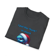 Christmas dragon Unisex Softstyle T-Shirt