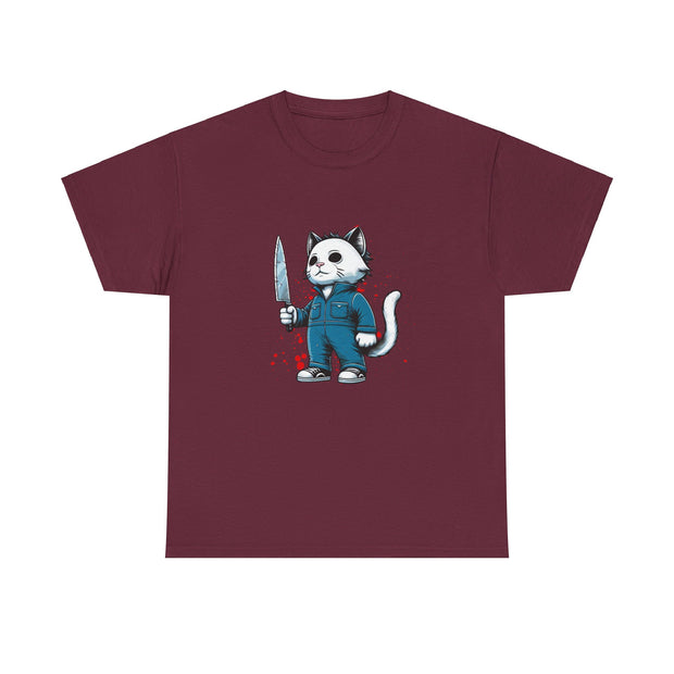 Horror Movie Cats Unisex Heavy Cotton Tee