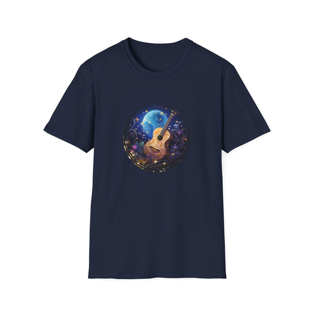 Moonlight Guitar Unisex Softstyle T-Shirt