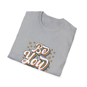 Retro Be You Pride Unisex Softstyle T-Shirt