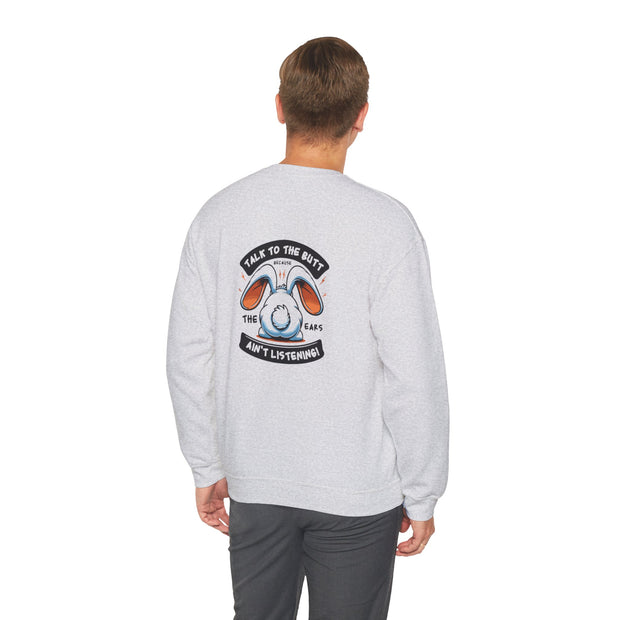 Talk to the Butt Unisex Heavy Blend™ Crewneck Sweatshirt