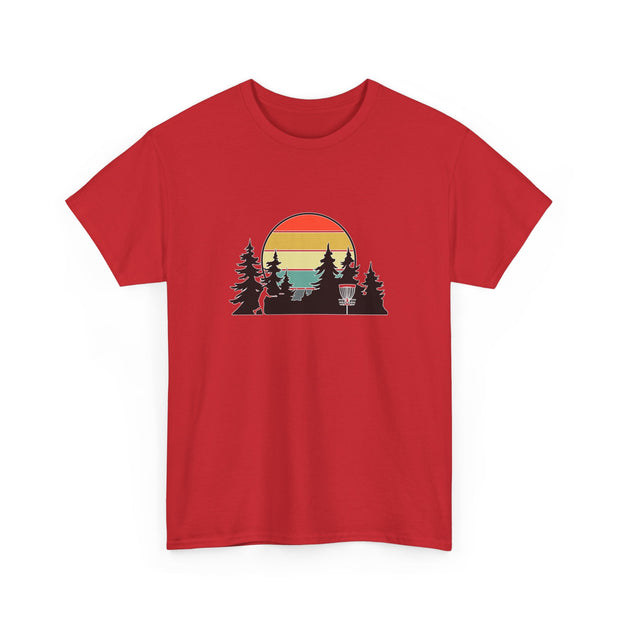 Retro Disc Golf Unisex Heavy Cotton Tee