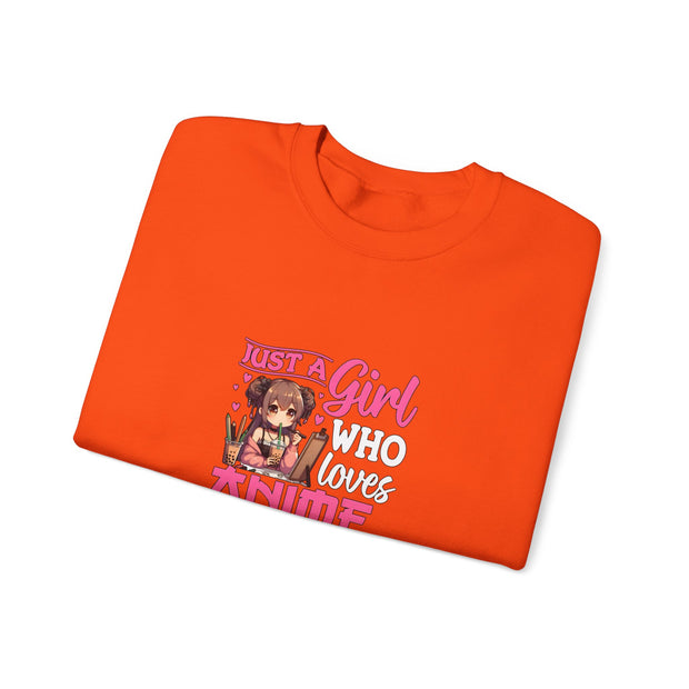 Just a Girl Unisex Heavy Blend™ Crewneck Sweatshirt