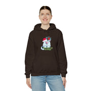 Christmas cat Unisex Heavy Blend™ Hooded Sweatshirt