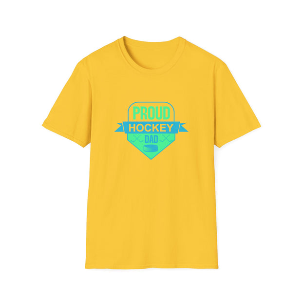 Proud Hockey Dad Unisex Softstyle T-Shirt