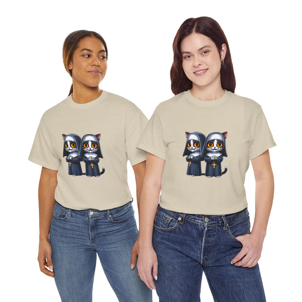 Horror Movie Cats Unisex Heavy Cotton Tee