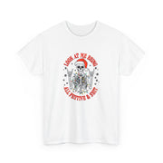 Festive Skeleton Unisex Heavy Cotton Tee