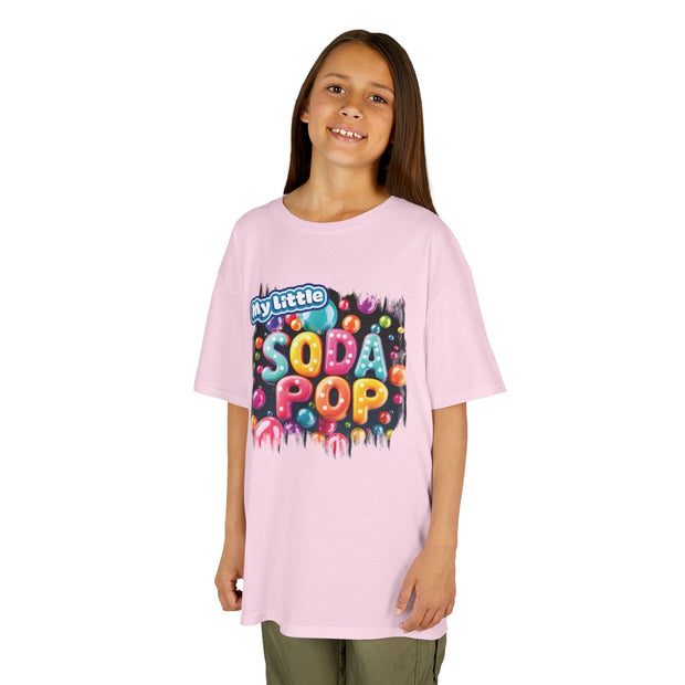 Kids Soda Pop Tee, Fun T-Shirt, Cute Apparel for Kids, Gift for Birthdays, Playdate Outfit, Colorful Kidswear