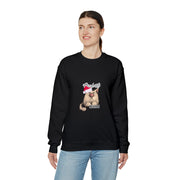 Christmas cat Unisex Heavy Blend™ Crewneck Sweatshirt