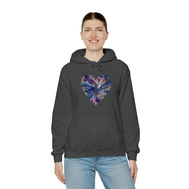 Heart Butterfly Unisex Heavy Blend™ Hooded Sweatshirt