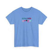 Colorful Soda Pop Unisex Heavy Cotton Tee | Fun Graphic Tee for All Occasions, Festival Apparel, Casual Wear, Gift Ideas, Summer Style