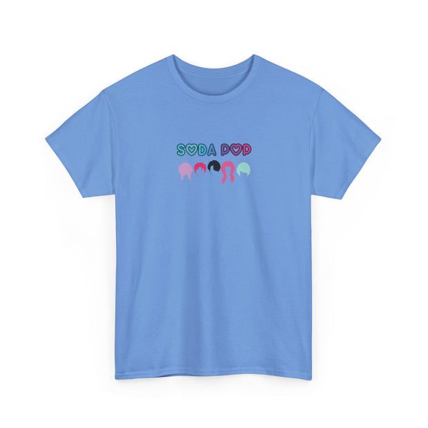 Colorful Soda Pop Unisex Heavy Cotton Tee | Fun Graphic Tee for All Occasions, Festival Apparel, Casual Wear, Gift Ideas, Summer Style