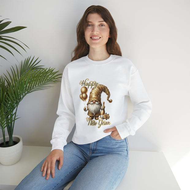 Gnome New Year Unisex Heavy Blend™ Crewneck Sweatshirt