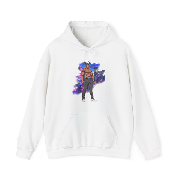 Anime Male Demon Unisex Heavy Blend™ Hooded Sweatshirt