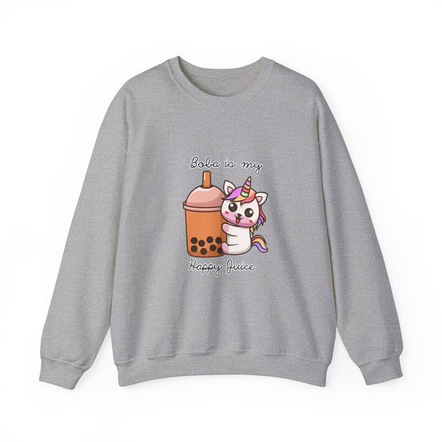 Unicorn Boba Unisex Heavy Blend™ Crewneck Sweatshirt