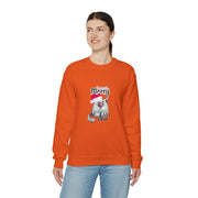 Christmas cat Unisex Heavy Blend™ Crewneck Sweatshirt