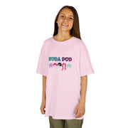 Cute Kids Soda Pop Cotton Tee , Kids Birthday Gift, Summer T-Shirt, Playful Graphic Tee, Party Outfit