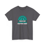 Ovarian cancer Unisex Heavy Cotton Tee