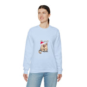 Christmas cat Unisex Heavy Blend™ Crewneck Sweatshirt